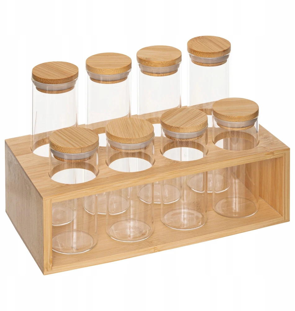 5five Simply Smart EPICE prieskonių indelių rinkinys, 4 x 80 ml ir 4 x 120 ml