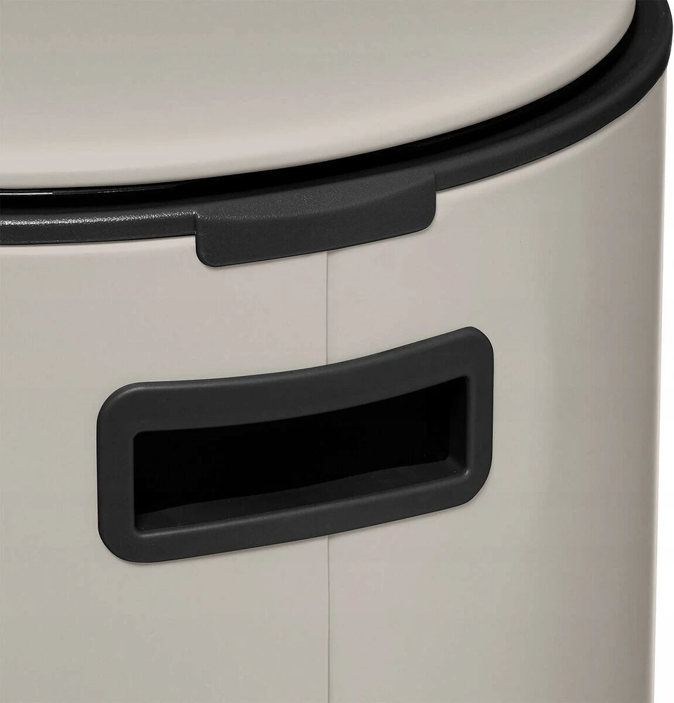 5five Simply Smart Metalinė šiukšliadėžė ARGILE DELTA, su kvapų neutralizatoriumi, 30 l