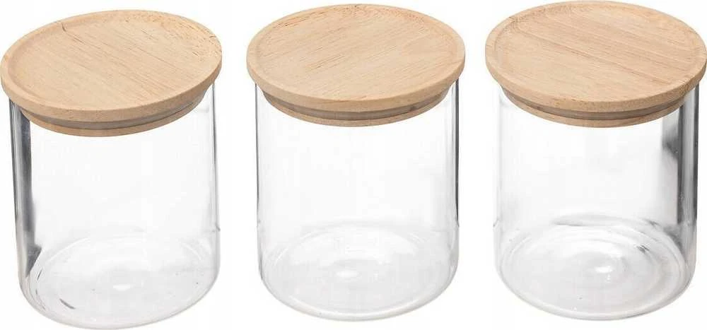 5five Simply Smart Prieskonių stiklainiai, sandarūs, 3 vnt., 350 ml