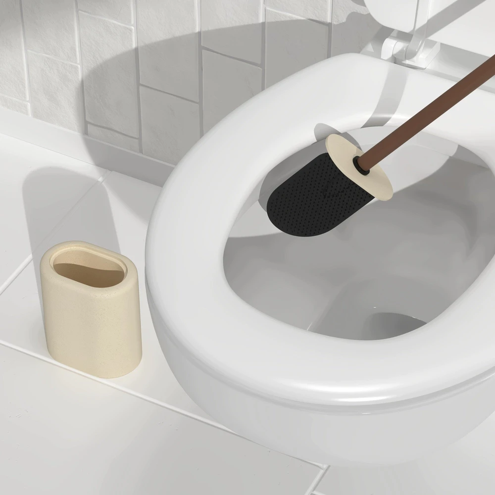 5five Simply Smart 5five WC šepetys Argileo stovimas, 12 x 7,6 x 39 cm