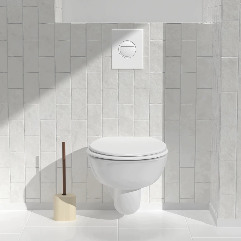 5five Simply Smart 5five WC šepetys Argileo stovimas, 12 x 7,6 x 39 cm