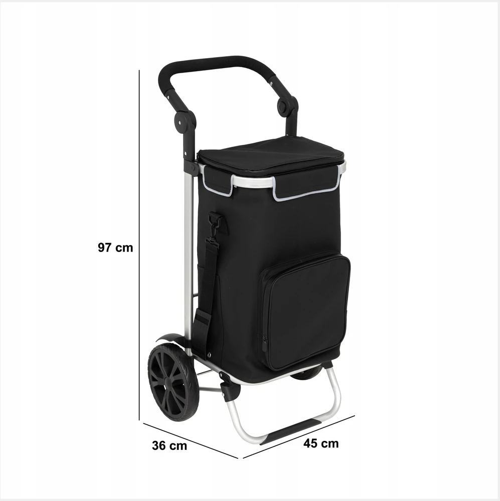 5five Simply Smart Apsipirkimo vežimėlis ant 2 ratukų, 97 cm, reguliuojamas