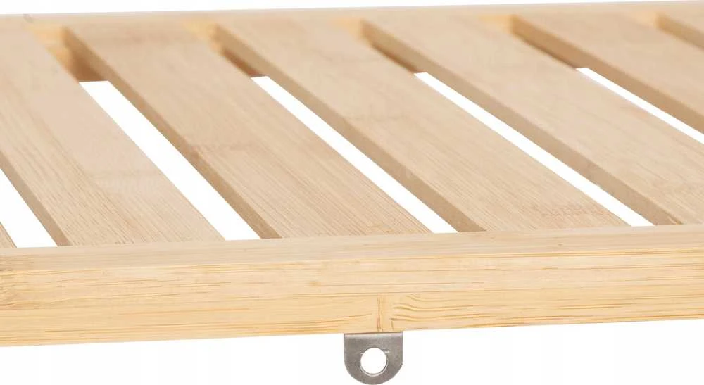 5five Simply Smart Bamboo Bambukinė lentyna su skalbinių krepšeliu TIDY BOX, 72 x 33 x 109 cm