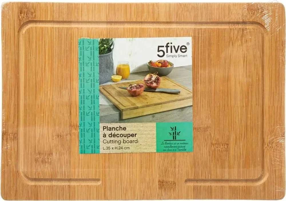 5five Simply Smart Bamboo Bambukinė pjaustymo lenta, virtuvės reikmenys