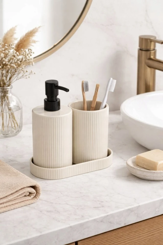 5five Simply Smart Dozatorius ir puodelis su padėklu, 300 ml