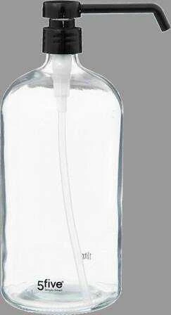 5five Simply Smart Muilo dozatorius, vonios skystis, stiklinė, 1 l