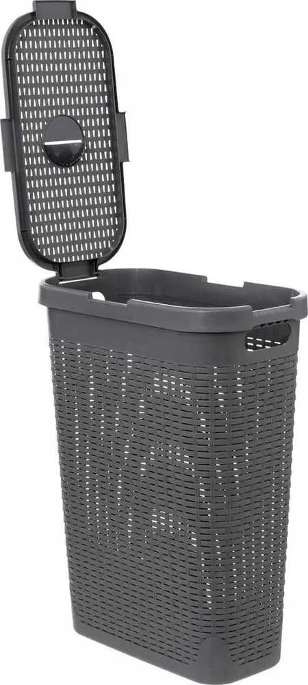 5five Simply Smart Aukštas skalbinių krepšelis iš plastiko, 40 l