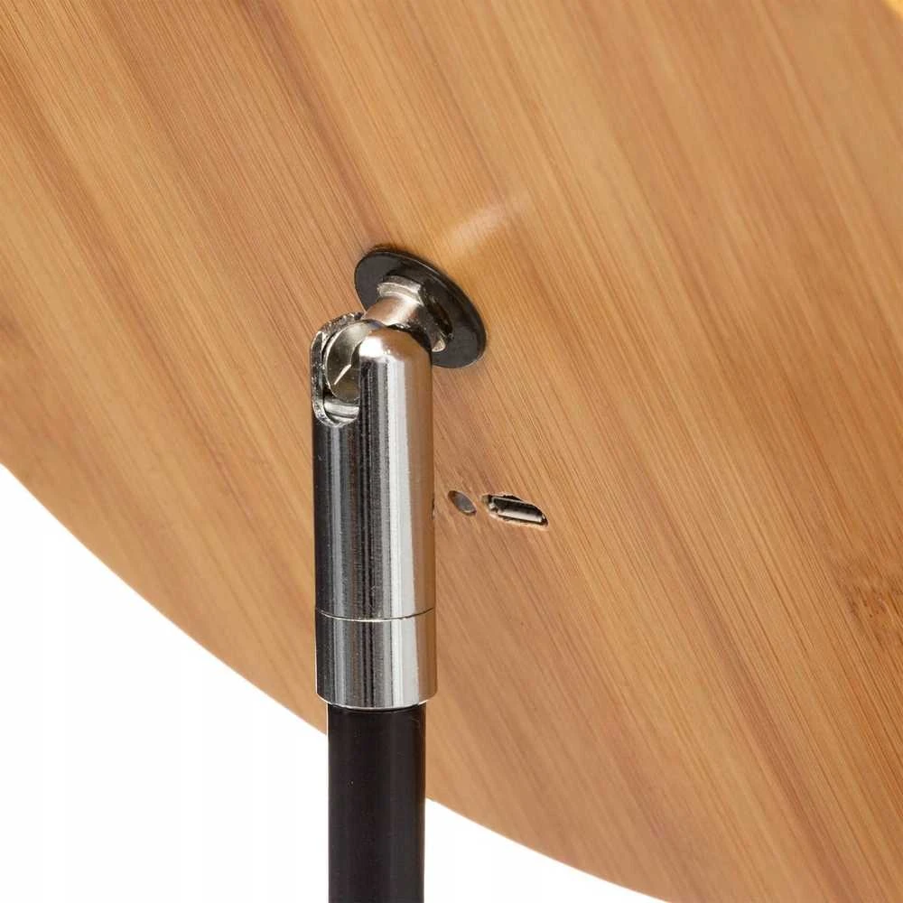 Nezatříděno Bamboo LED kosmetinis veidrodis, apvalus, bambukinis