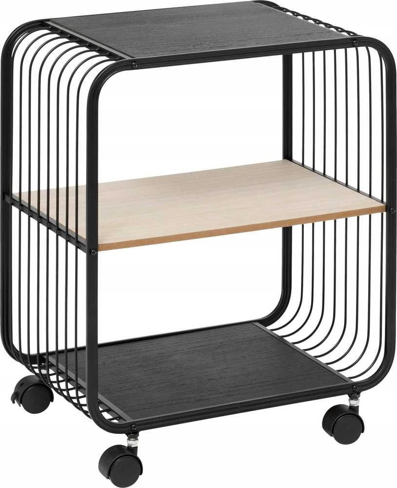 5five Simply Smart Mobili lentyna NOIR, 2 lygių, metalinė, 43,3 x 28 x 53 cm