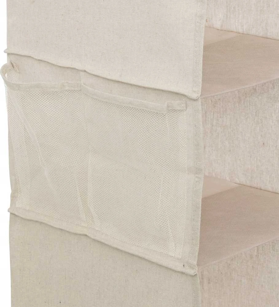 5five Simply Smart Pakabinamas spintos organizatorius DRESSY, 6 skyriai, 30 x 30 x 127 cm