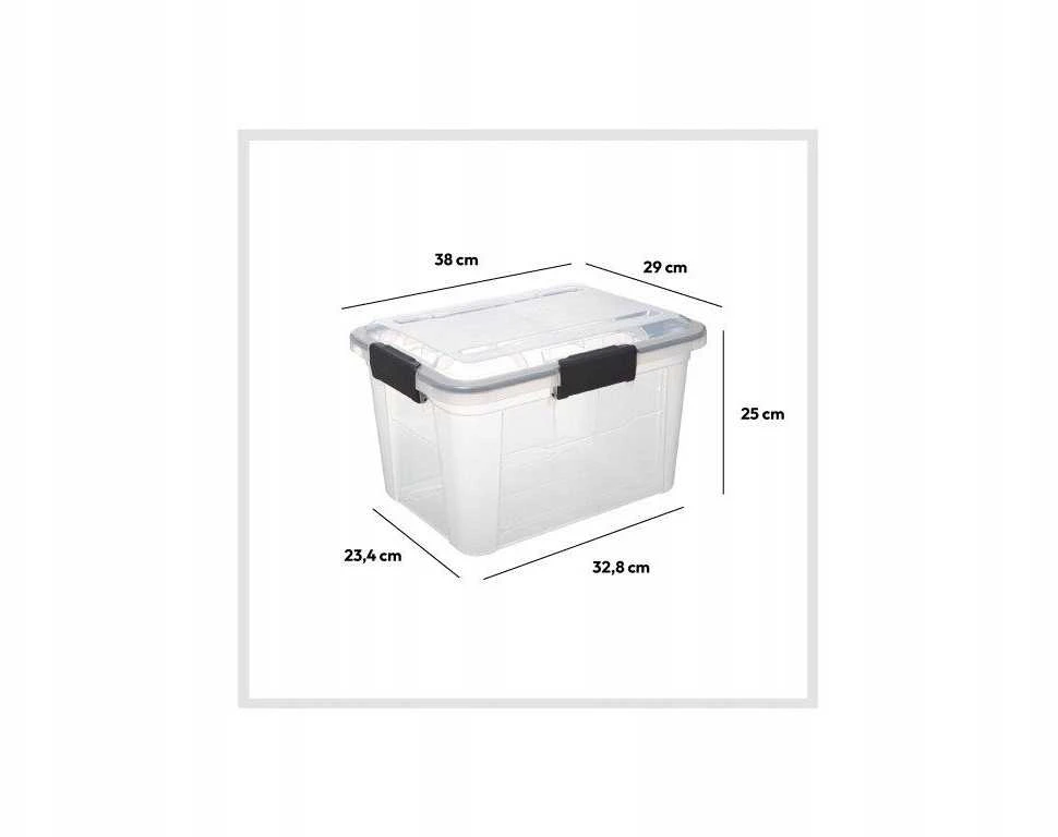5five Simply Smart Plastikinis indas su dangteliu PROTECT, 18 l