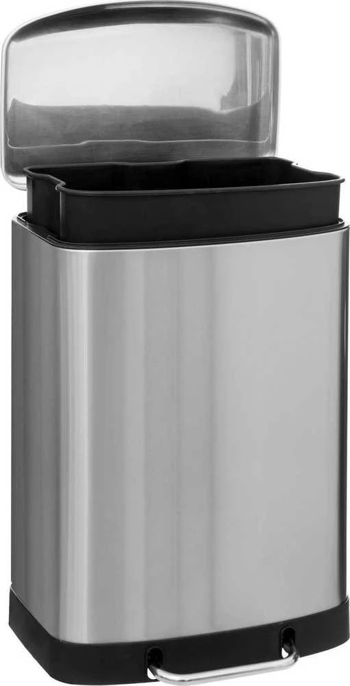 5five Simply Smart Steel Erdvi šiukšliadėžė, nerūdijančio plieno, 50 l