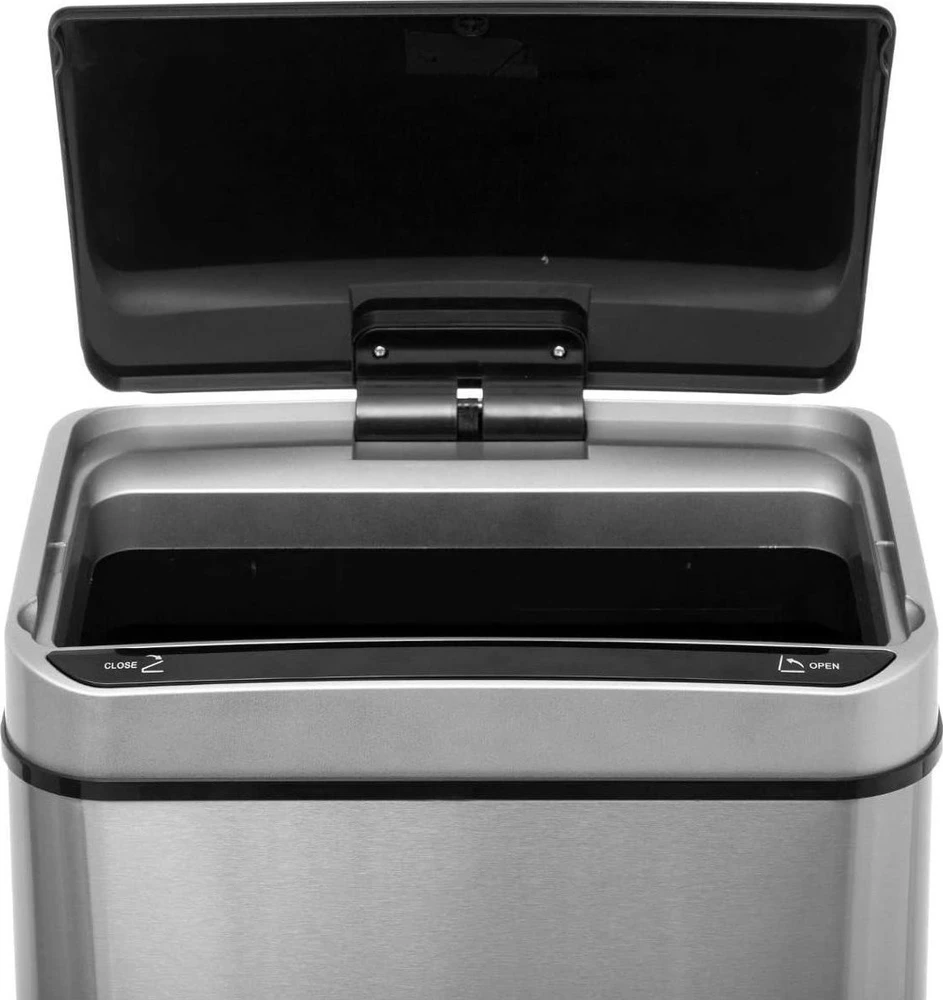 5five Simply Smart Steel Automatinė šiukšlių dėžė 40L, nerūdijančio plieno, sidabro