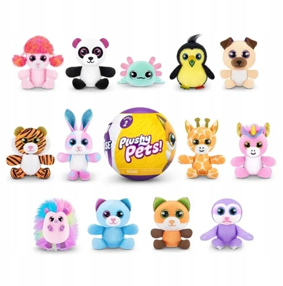5Surprise 5 SURPRISE miniatiūrų rinkinys Plushy Pets, 2 serija, asort., 77596GQ6