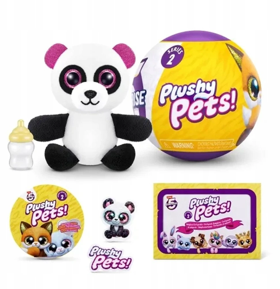 5Surprise 5 SURPRISE miniatiūrų rinkinys Plushy Pets, 2 serija, asort., 77596GQ6