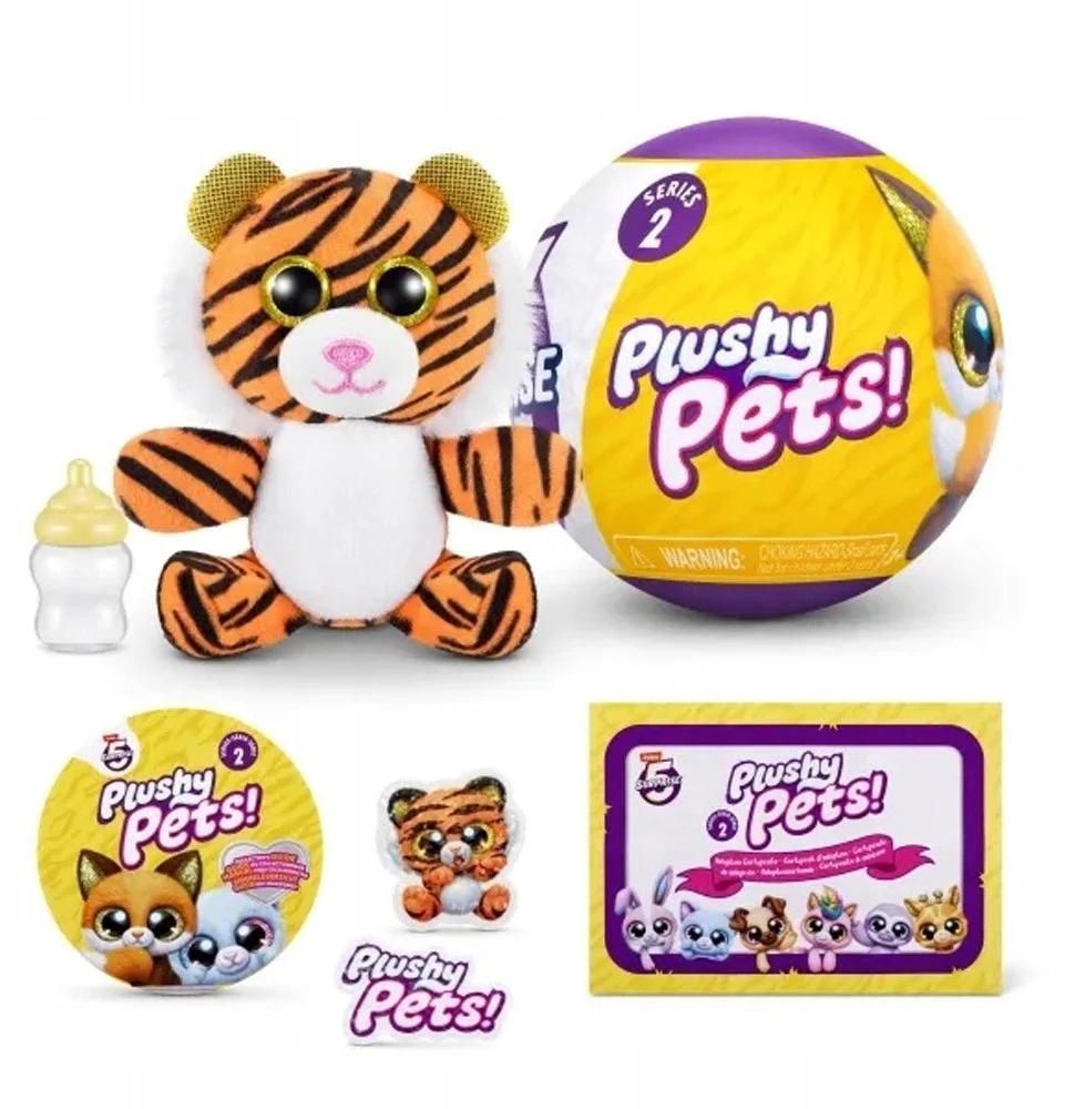 5Surprise 5 SURPRISE miniatiūrų rinkinys Plushy Pets, 2 serija, asort., 77596GQ6
