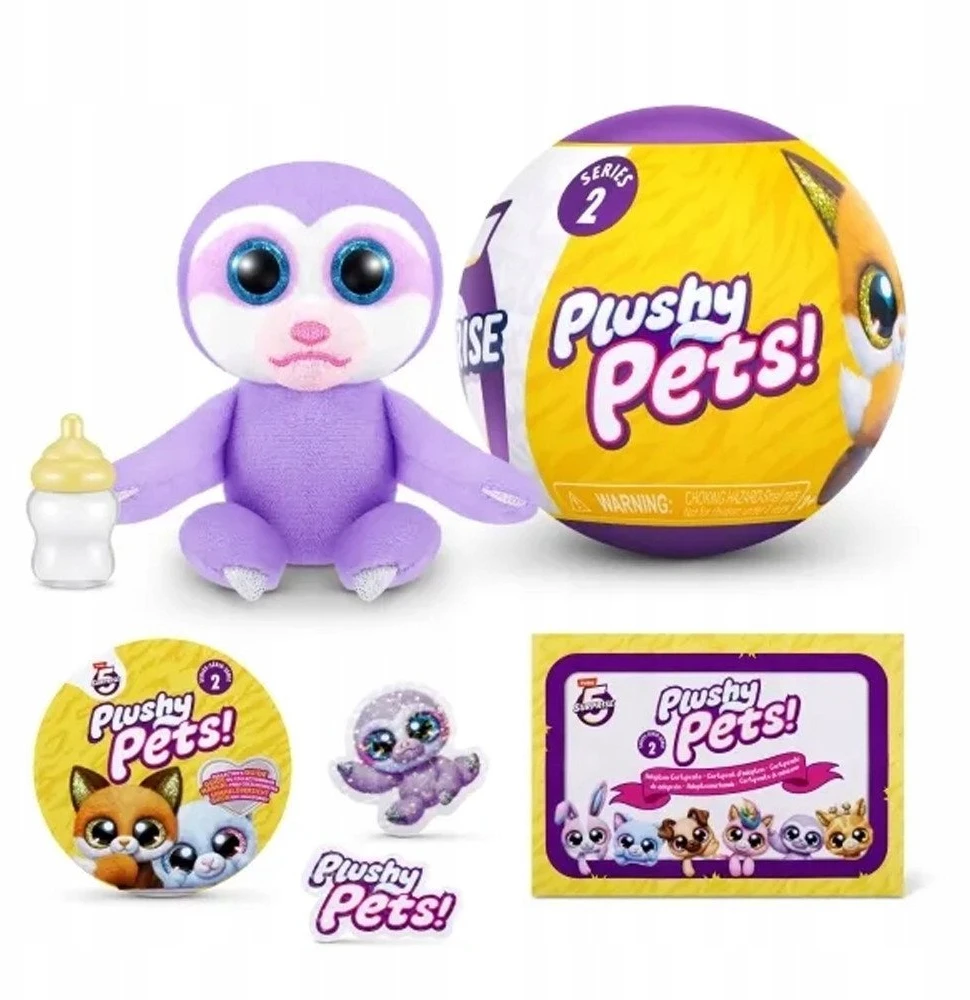 5Surprise 5 SURPRISE miniatiūrų rinkinys Plushy Pets, 2 serija, asort., 77596GQ6