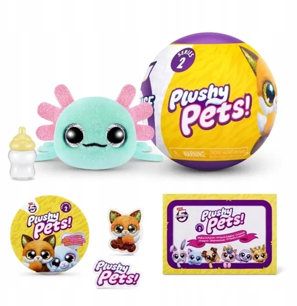 5Surprise 5 SURPRISE miniatiūrų rinkinys Plushy Pets, 2 serija, asort., 77596GQ6