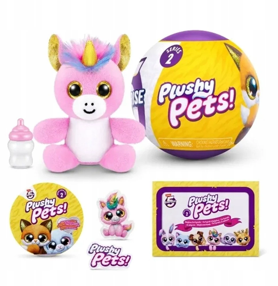 5Surprise 5 SURPRISE miniatiūrų rinkinys Plushy Pets, 2 serija, asort., 77596GQ6