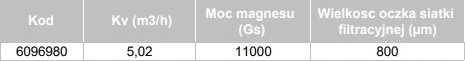 6096980 / VALVEX / MAGNETYZER / SEPARATOR ZANIECZYSZCZEŃ V-PURE GZ 1"