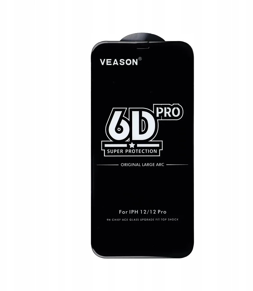 Szkło Hartowane 6D do Xiaomi Redmi Note 14S - Pro Veason Glass juoda