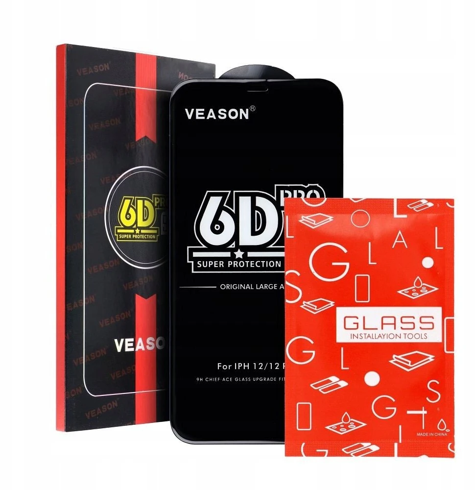 6D grūdintas stiklas Xiaomi Redmi 15C 4G / 15C 5G - Pro Veason Glass juodas