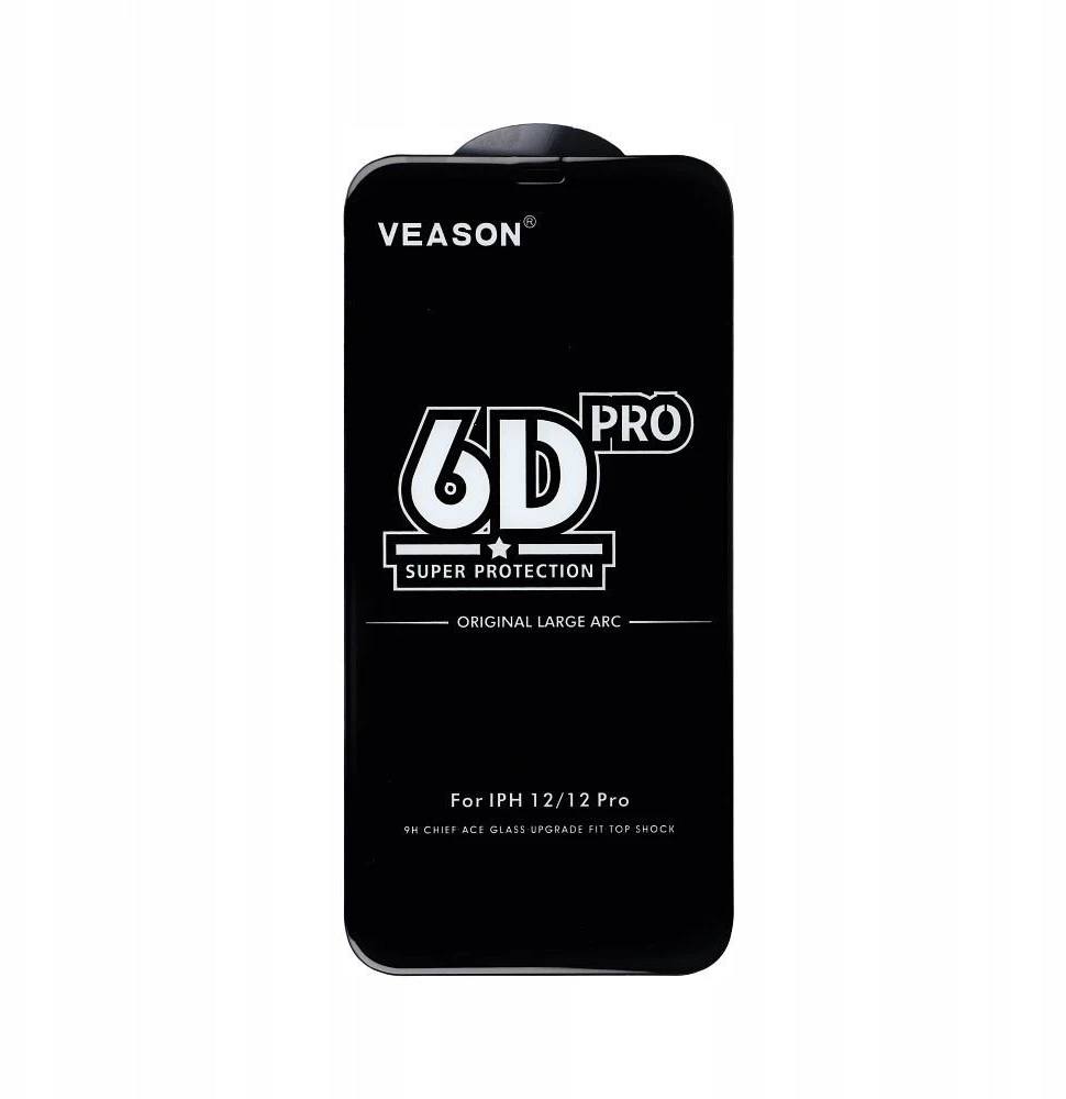 6D grūdintas stiklas Xiaomi Redmi 15C 4G / 15C 5G - Pro Veason Glass juodas
