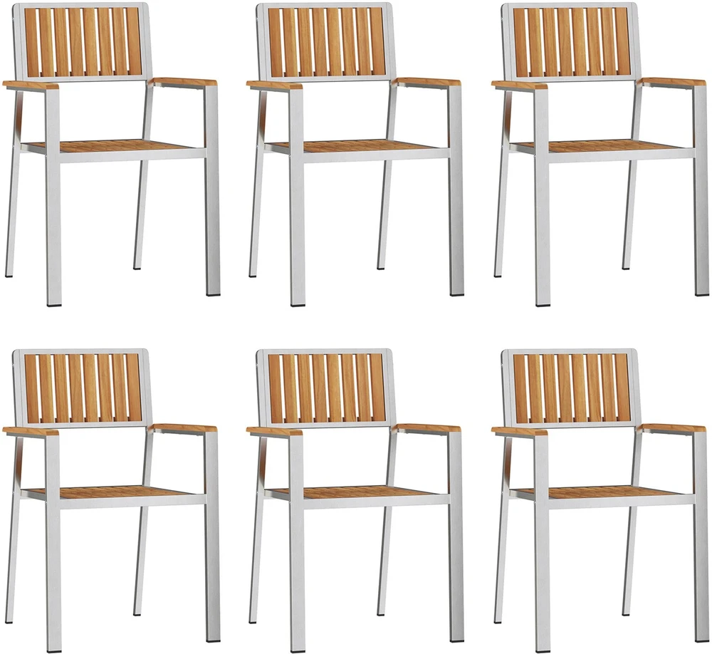 Lauko valgomojo komplektas 7 vnt. 200 x 90 x 75 cm