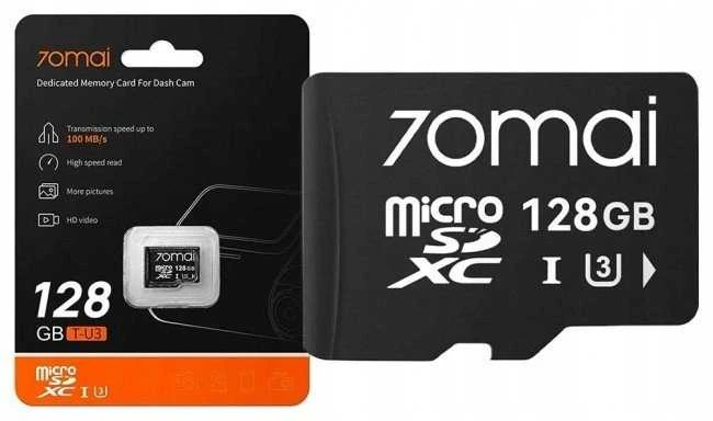 70mai Omni X800 4K raudona + 70mai SD kortelė 128GB