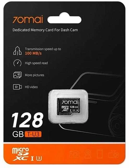 70mai Omni X800 4K raudona + 70mai SD kortelė 128GB