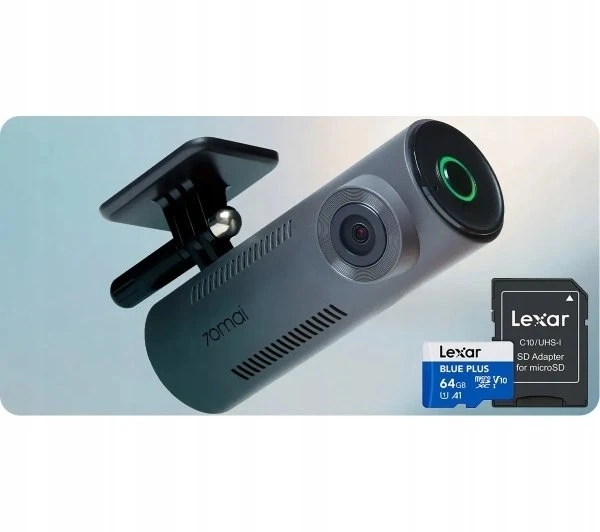 70mai vaizdo įrašymo įrenginys M310 vaizdo įrašymo įrenginys + 64 GB „Lexar“ kortelė