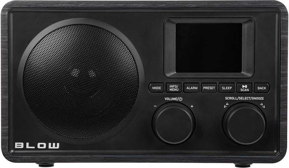 Nešiojamasis virtuvinis radijas FM/DAB+ BLOW RK5 BT juodas