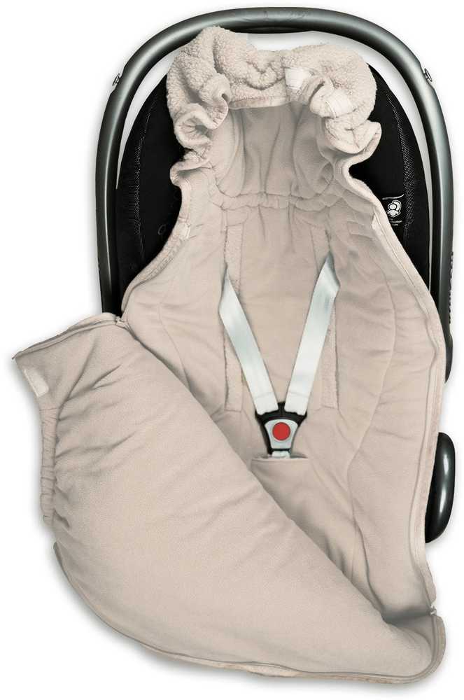 LODGER Lodger Mini BunkerTeddy all-season sleeping bag for car seats Birch BKM 599