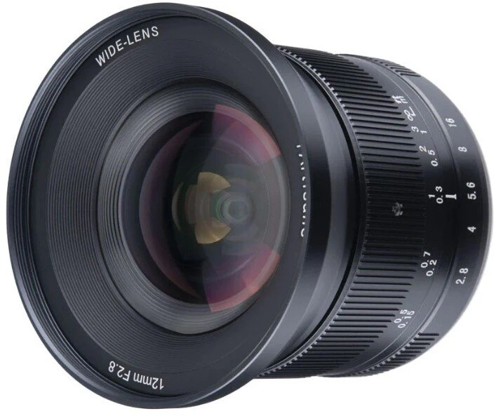 Objektyvas Platus kampas - 7Artisans 12mm F2.8 II M43 (F2.8, 12mm, Micro Four Thirds)