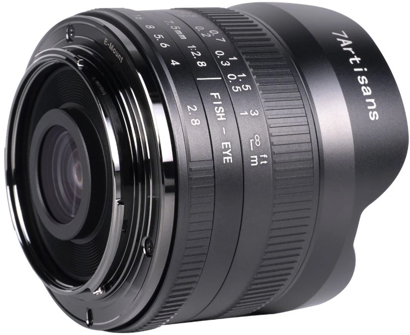 Objektyvas 7Artisans 7.5mm F2.8 II Sony E