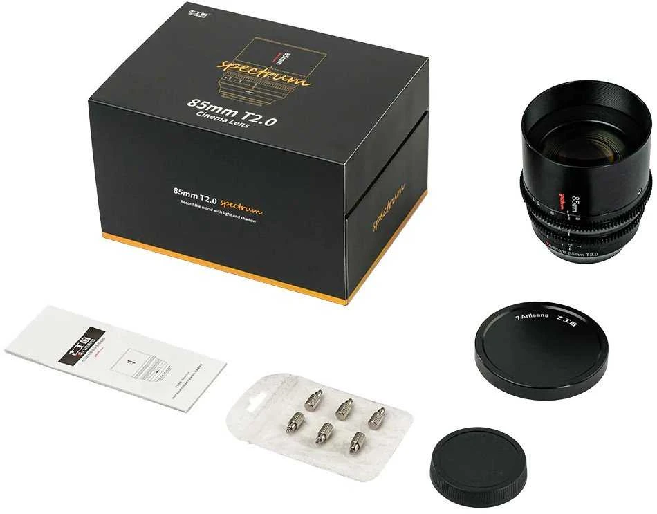 Objektyvas - 7Artisans SPECTRUM 85mm T2.0 Sony E