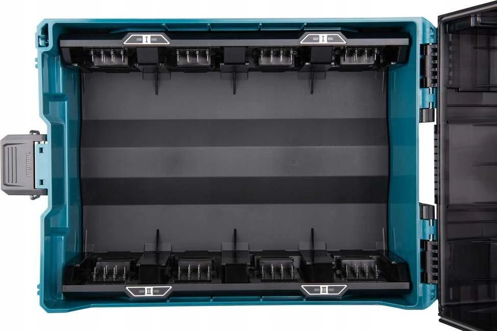 Makita 1914U3-7 Akumuliatorių įkrovimo STOTELĖS BCC01: 8 lizdai