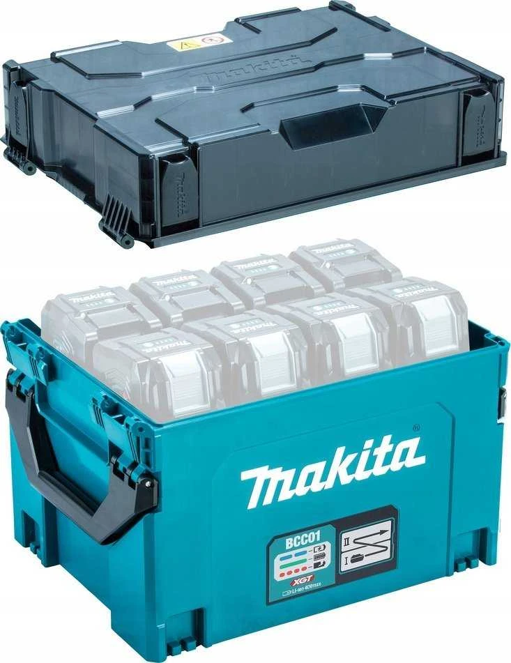 Makita 1914U3-7 Akumuliatorių įkrovimo STOTELĖS BCC01: 8 lizdai