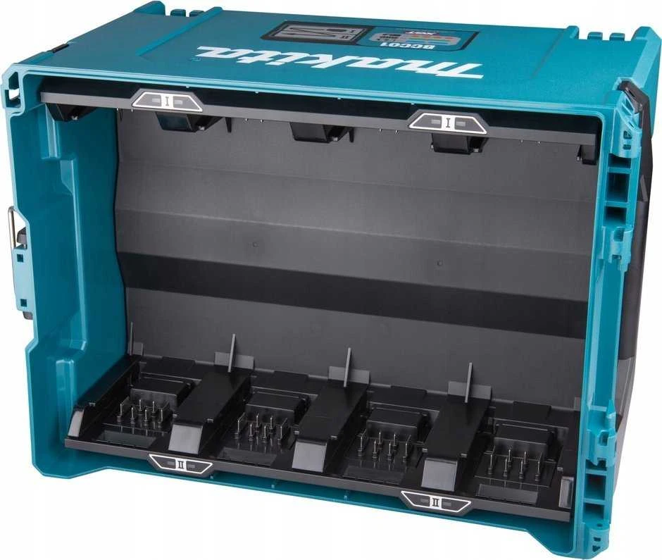 Makita 1914U3-7 Akumuliatorių įkrovimo STOTELĖS BCC01: 8 lizdai