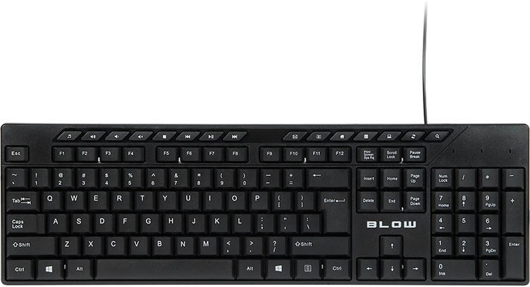 Klaviatūra BLOW KP-122 USB, juoda