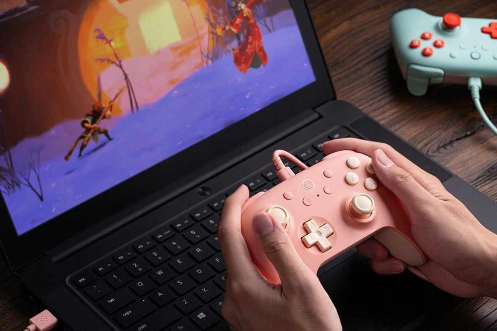 8BitDo Ultimate 2C Laidinis pultelis | Persikinis