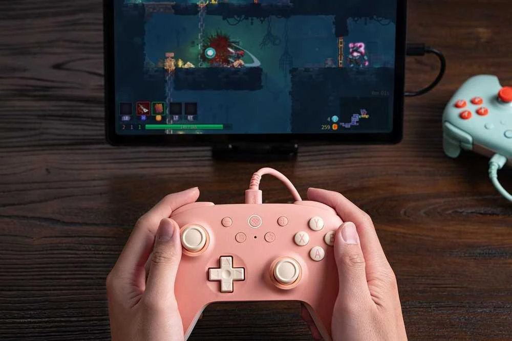 8BitDo Ultimate 2C Laidinis pultelis | Persikinis