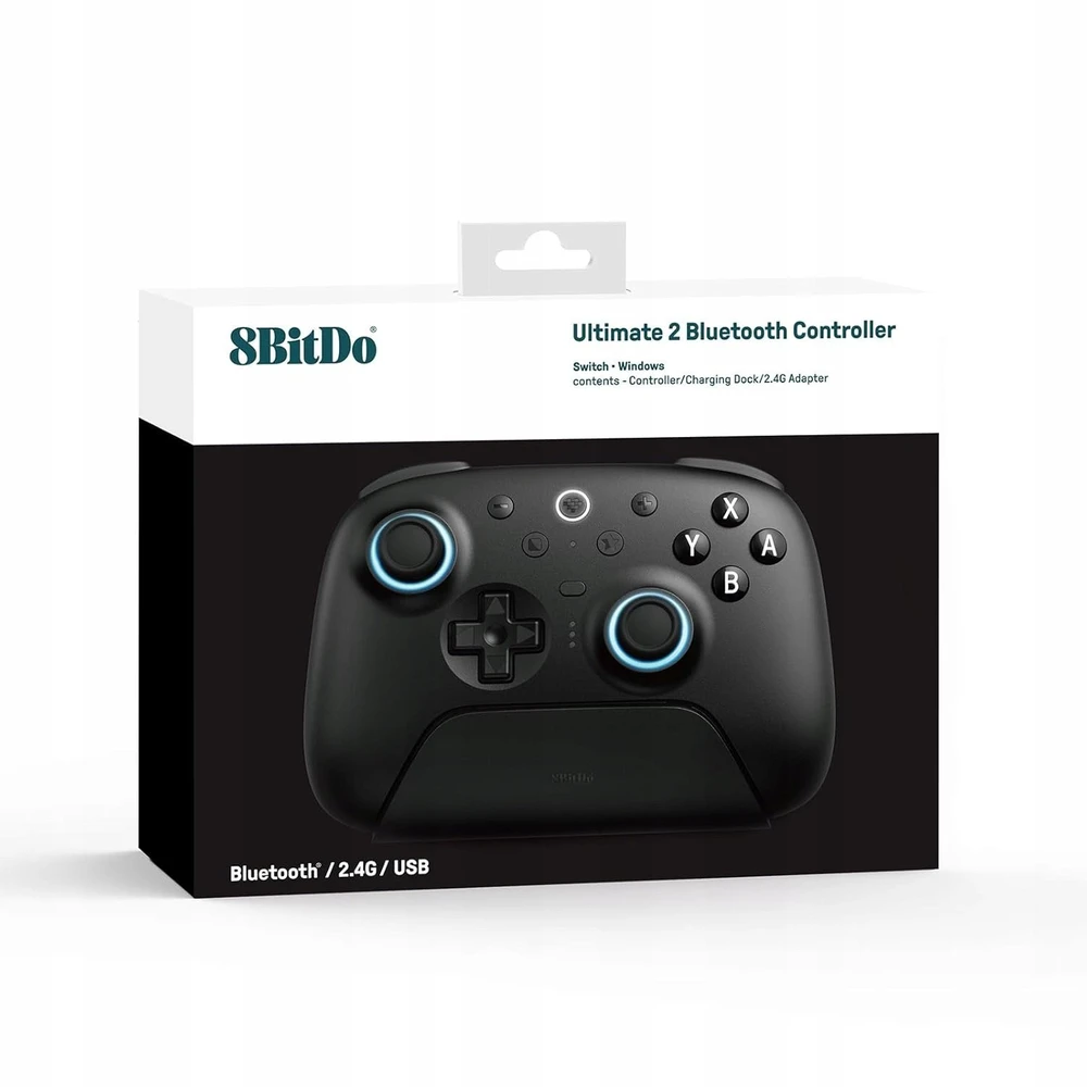 8BitDo Ultimate 2 BT belaidis valdiklis | Juodas