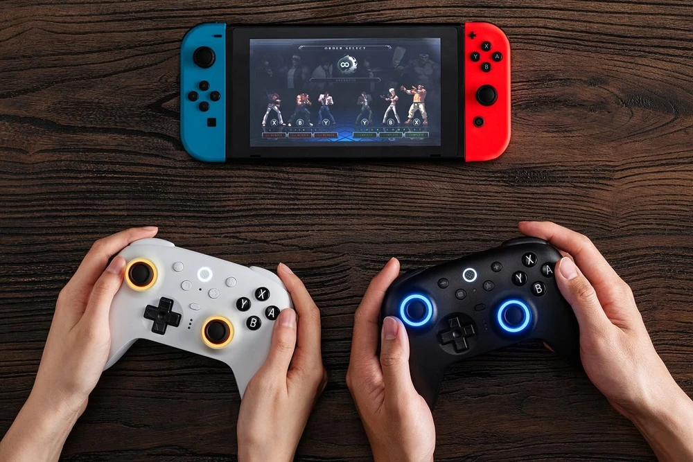 8BitDo Ultimate 2 BT belaidis valdiklis | Baltas