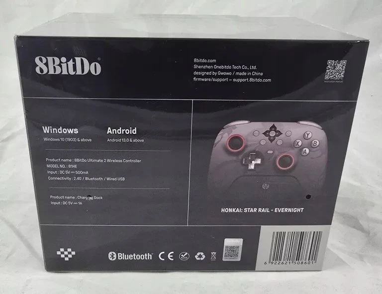 8BitDo Ultimate 2.4G belaidis pultelis (Honkai: Star Rail - Evernight Edition)
