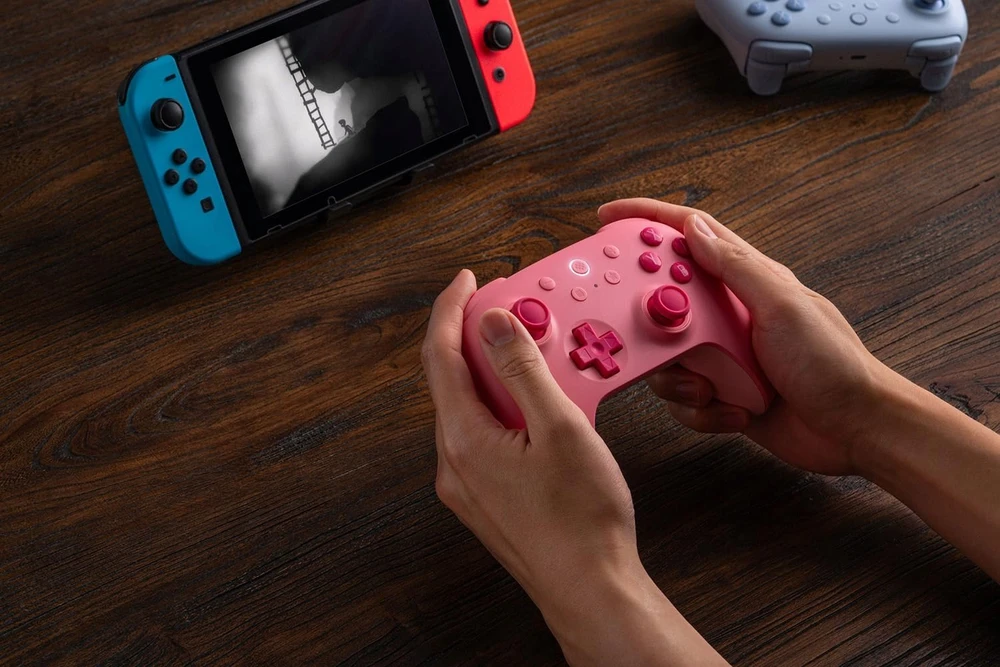 8BitDo Ultimate 2C BT Belaidis pultelis | Rožinis
