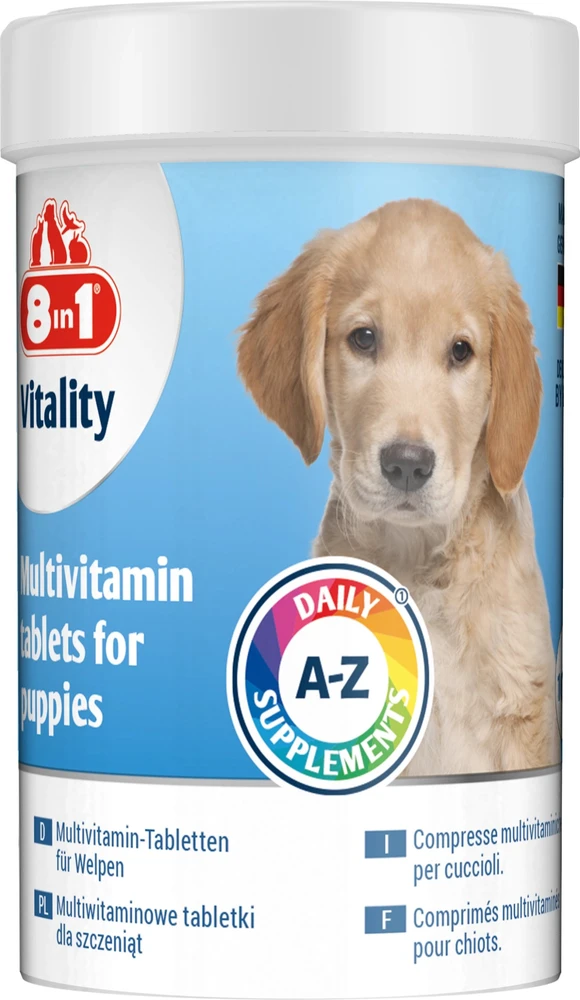 8in1 8IN1 Vitality multivitaminai šuniukams 100 tb