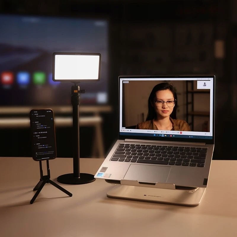 Apšvietimo įranga - Ulanzi K6500 studijinė magnetinė „Bluetooth“ šviesa su reguliuojamu ryškumu