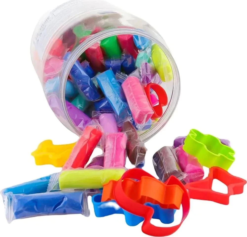 96 vnt. Plasticine Senso Plasticine Foam Clay Porolono rinkinys XXL