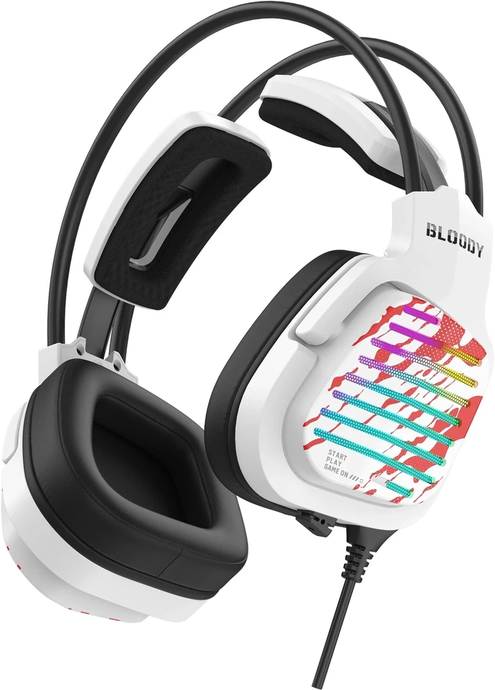 Ausinės A4Tech Bloody G565 Energy balta